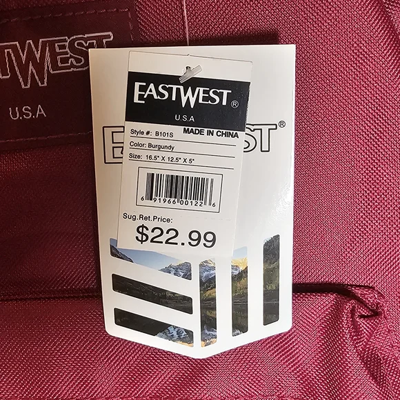 Red Backpack - Picture 2 of 3